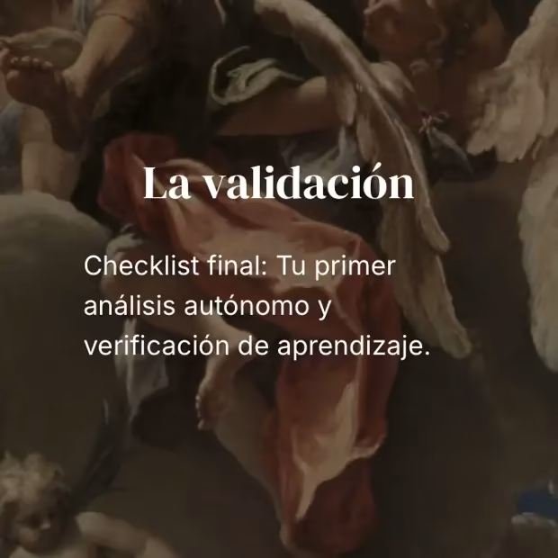 Módulo 8, La validación: checklist final, tu primer análisis autónomo y verificación de aprendizaje.